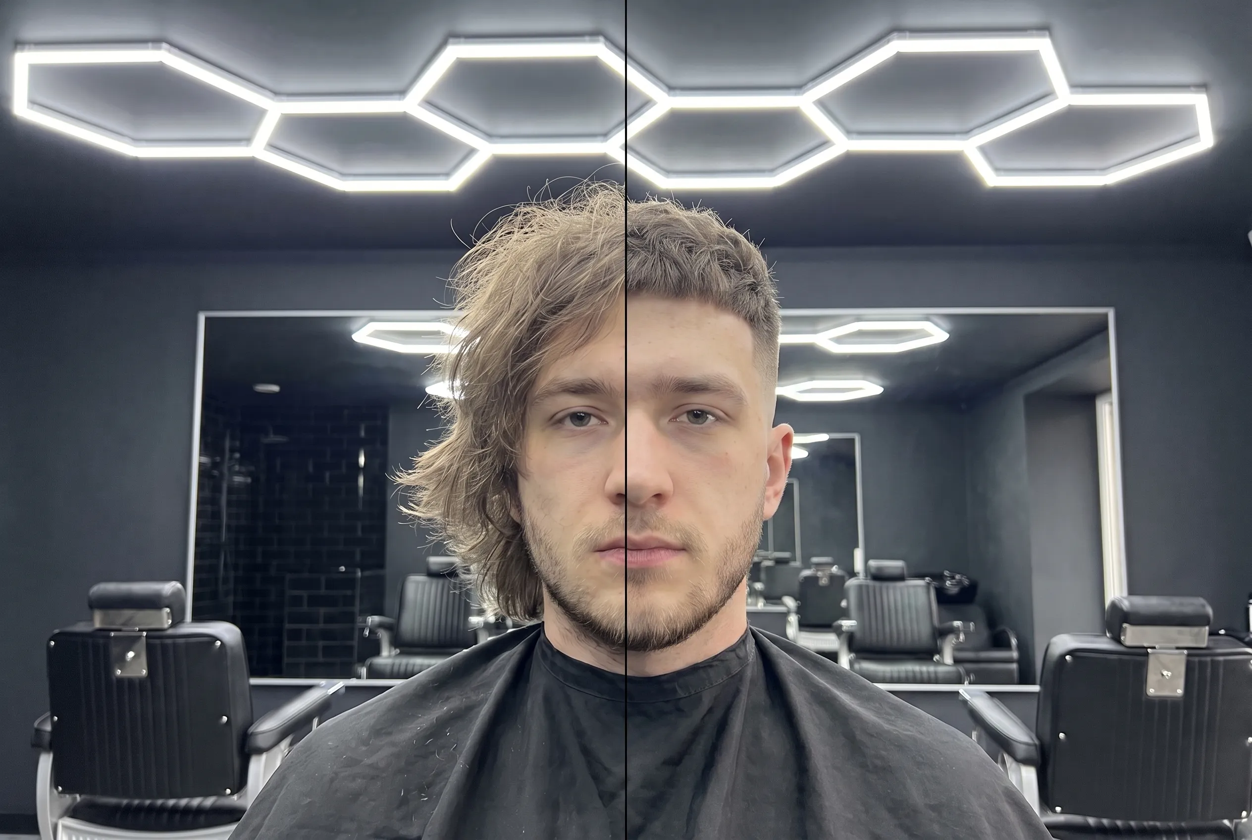 Transformare — tuns texturat și skin fade